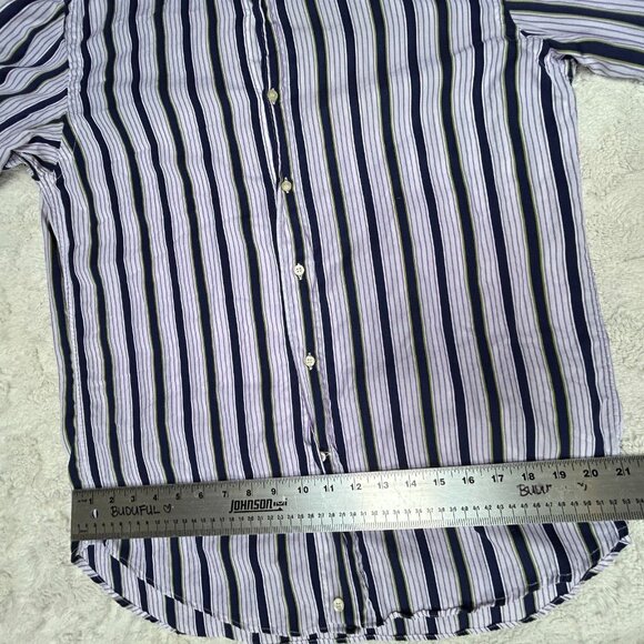 Etro Milano Made in Italy Mens Sz 39 Button Up Striped Casual Shirt Long Sleeve - Picture 5 of 7